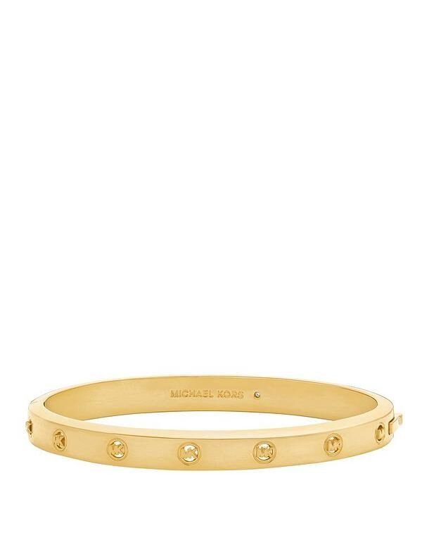 Michael Kors Logo Bangle Bracelet Gold-Tone