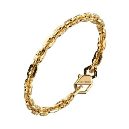Bikkembergs Βραχιόλι Hammer Χρυσό με Διαμάντι 0.01 ct
